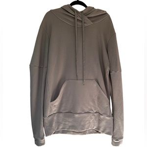 ALO YOGA Mens Hoodie M Gravel Tan